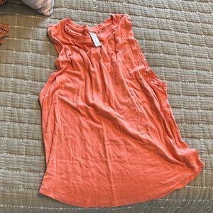 Athleta Coral Ribbed Sleeveless Tank